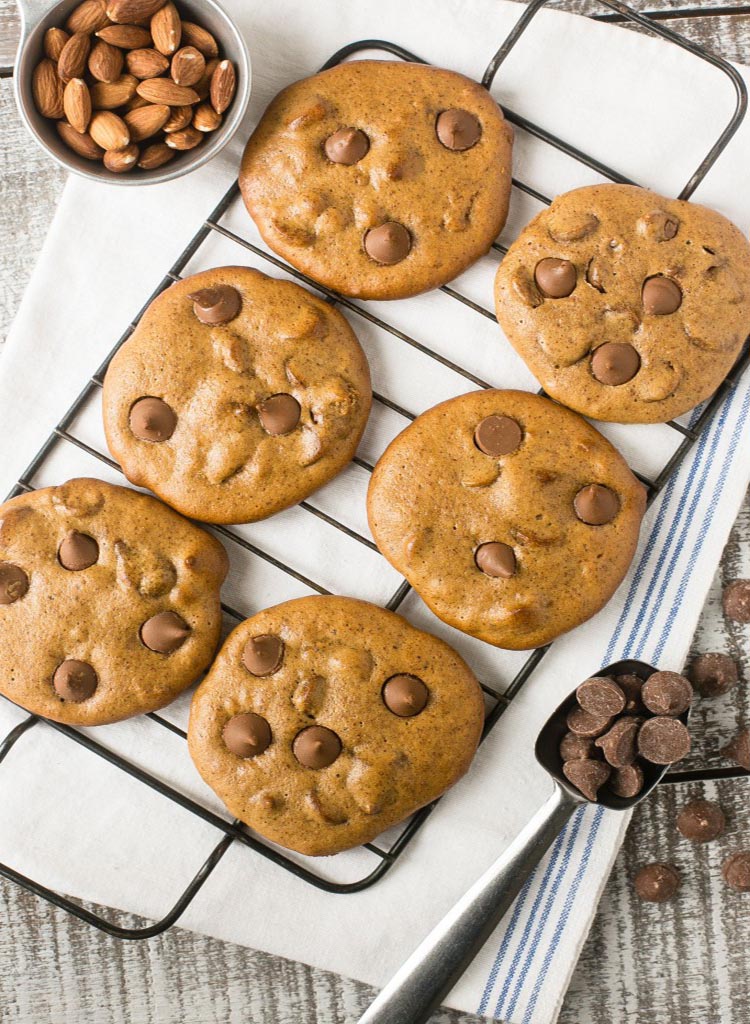 Biscuits aux pépites de chocolat sans farine