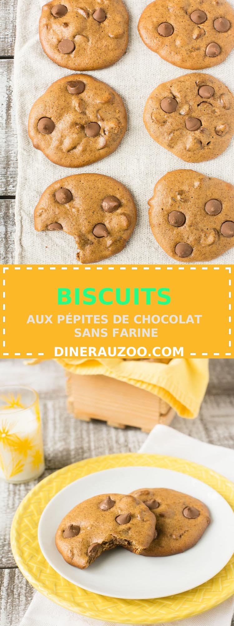 Biscuits aux pepites de chocolat sans farine1