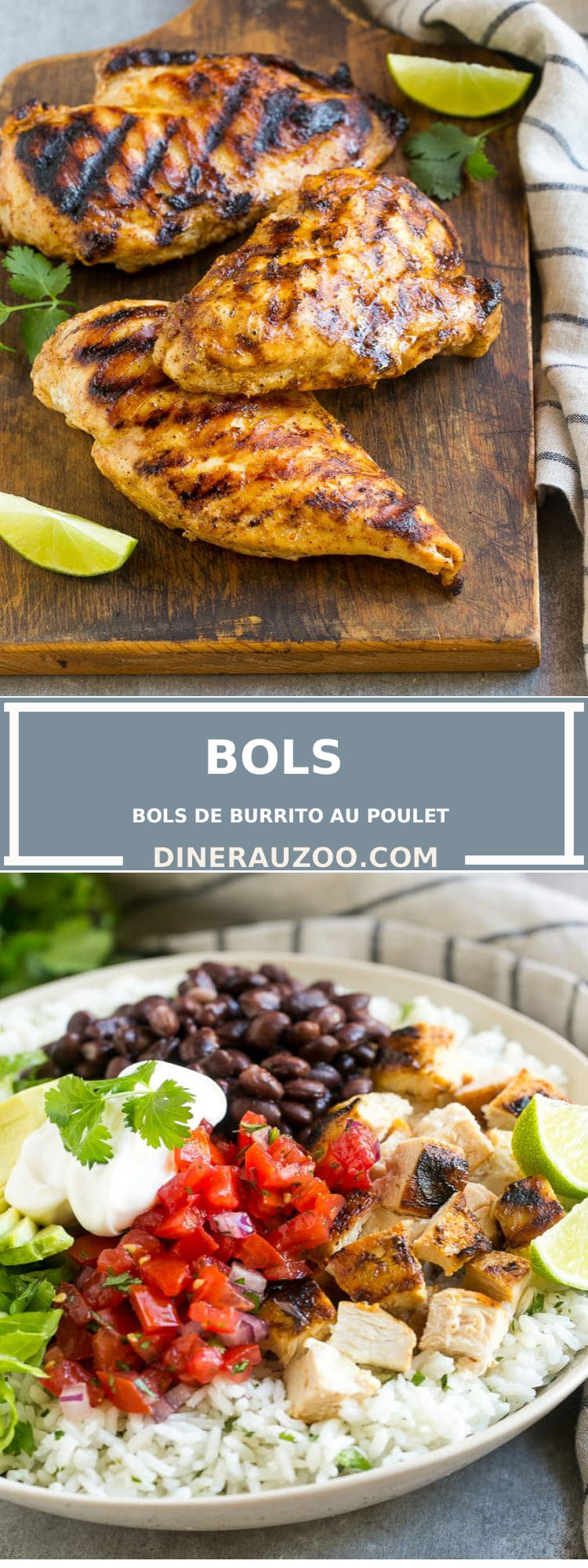 Bols de burrito au poulet1