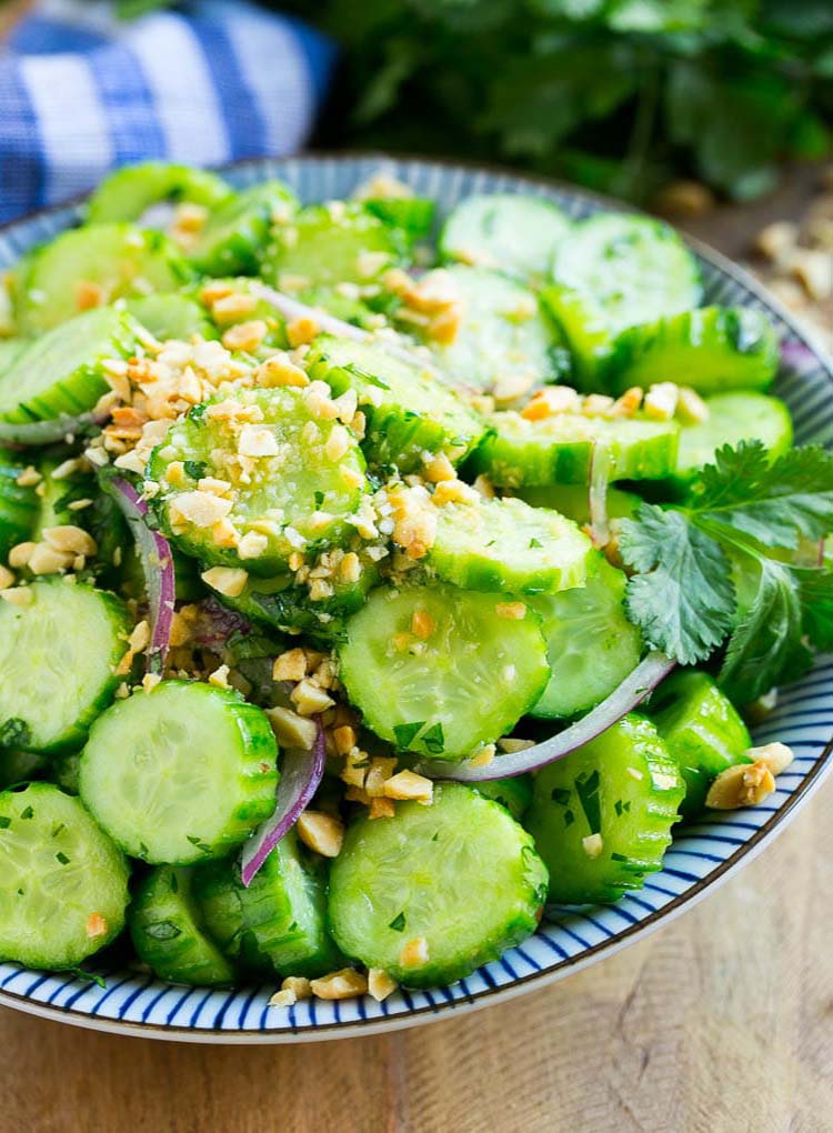 Salade de concombre thaïlandaise