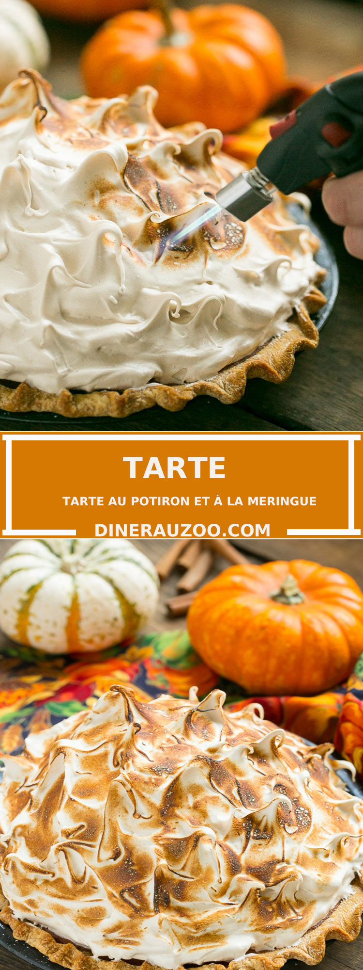 Tarte a la citrouille et a la meringue