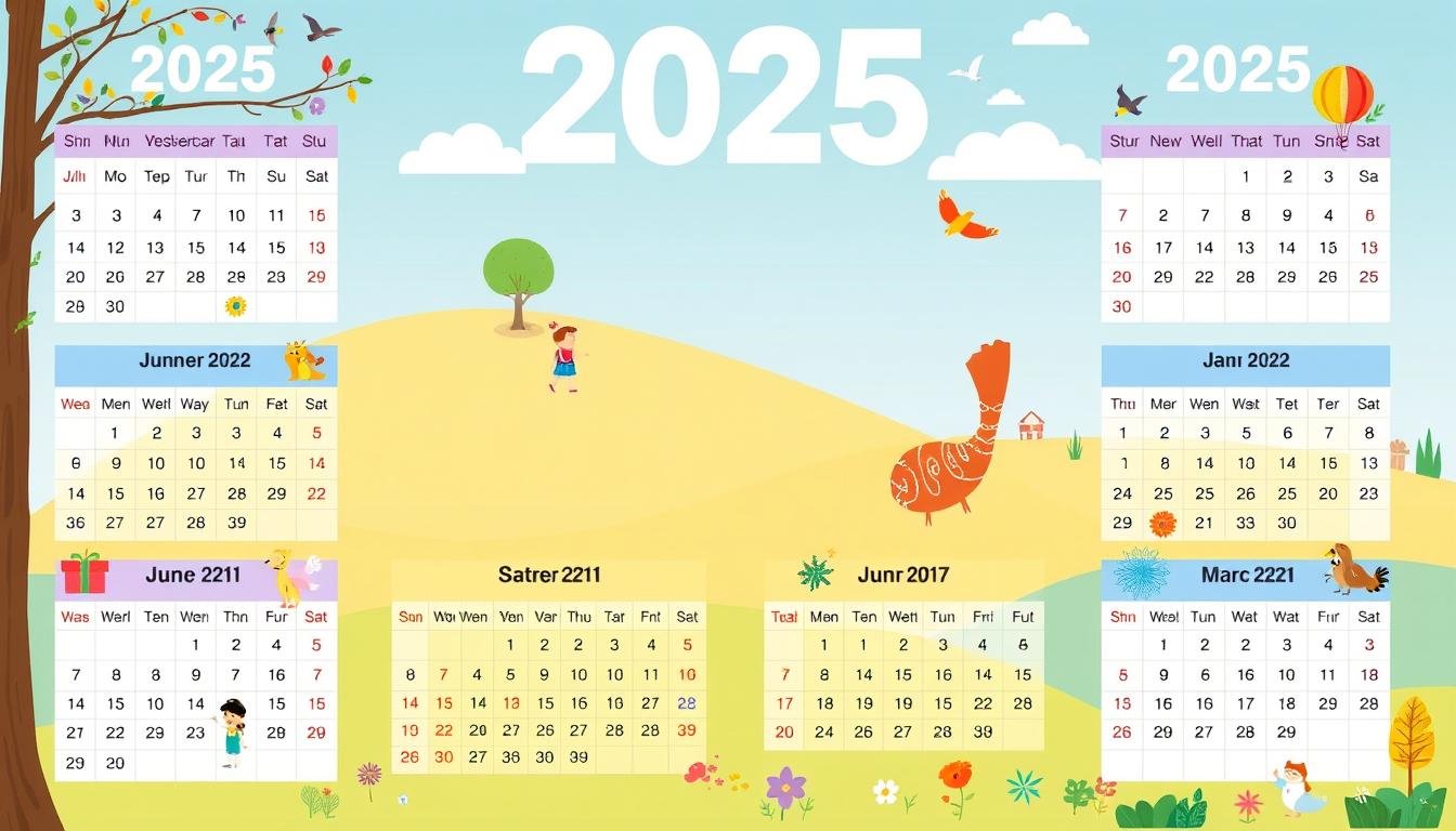 Calendrier 2025 Enfant : Organiser l'Année avec Joie et Apprentissage