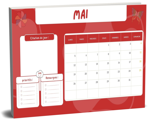 Calendrier 2025